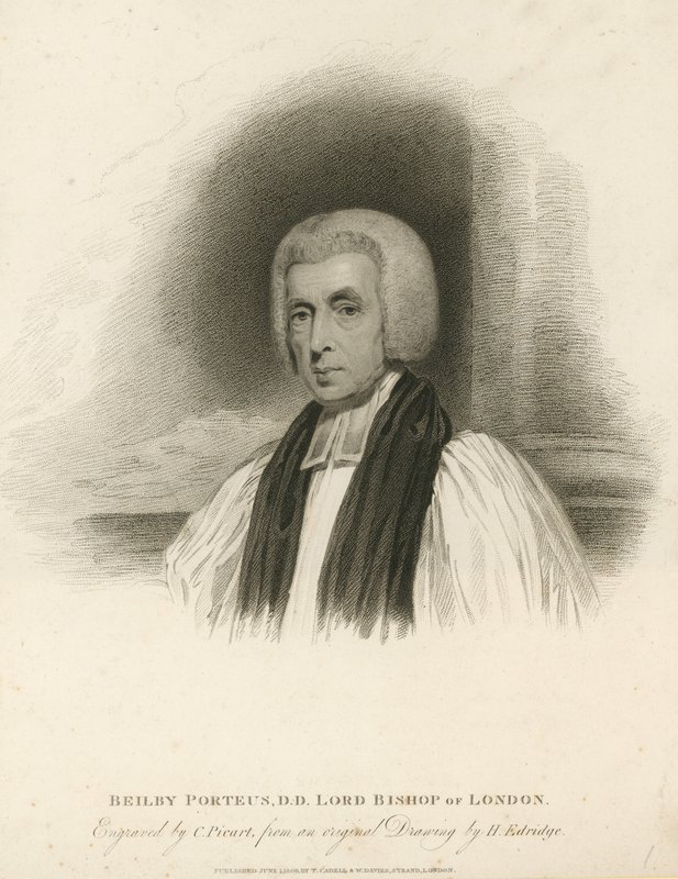 Porträt von Beilby Porteus von English School