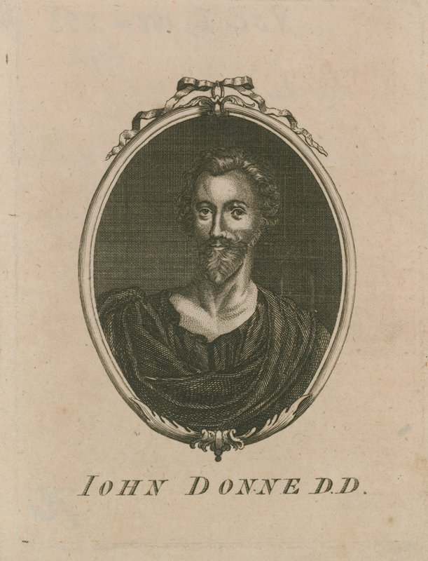 Porträt von John Donne von English School