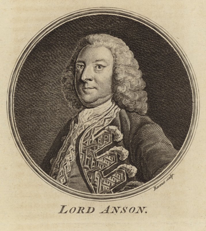 Porträt von Lord Anson von English School