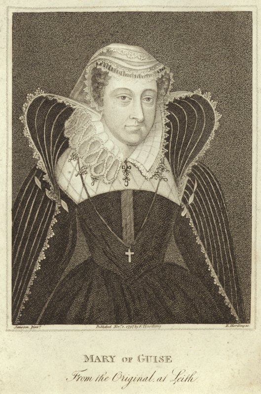 Porträt von Maria Stuart, Königin von Schottland von English School