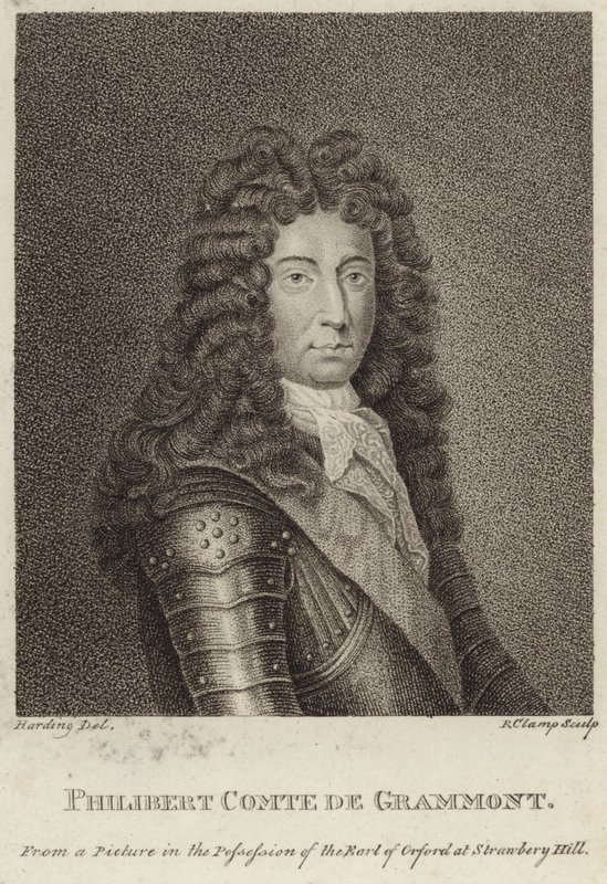 Porträt von Philibert, Graf von Gramont von English School