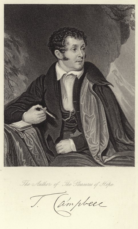 Porträt von Thomas Campbell von English School