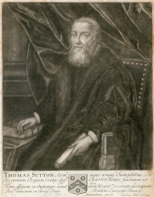 Porträt von Thomas Sutton von English School