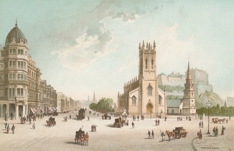 Princes Street Edinburgh - West End von English School