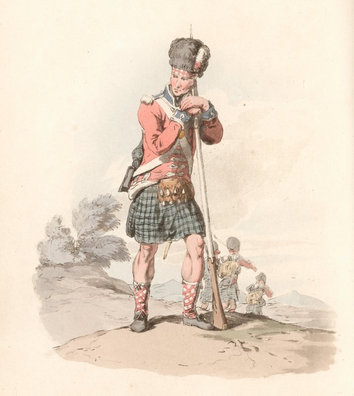 Soldat des 42. Regiments von English School