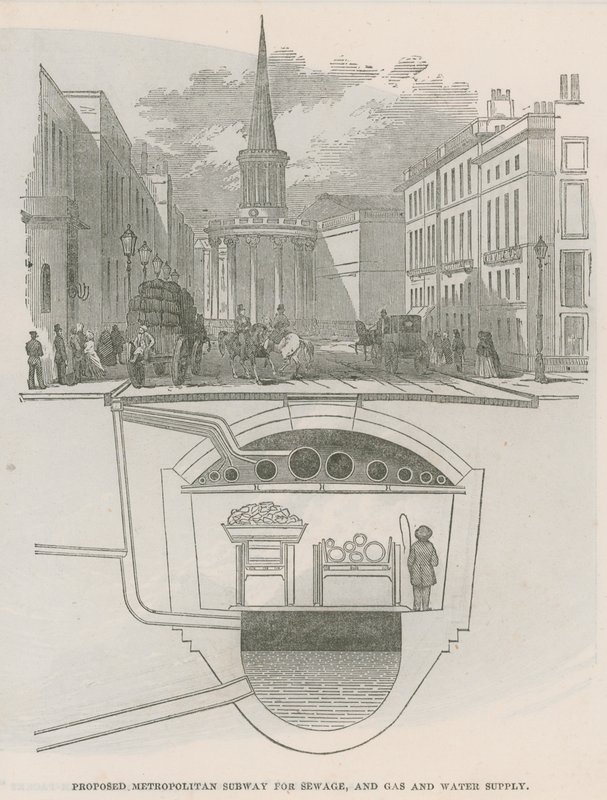 Vorgeschlagene U-Bahn der Metropole von English School