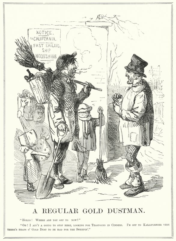 Ein echter Goldstaubmann (Stich) von English School