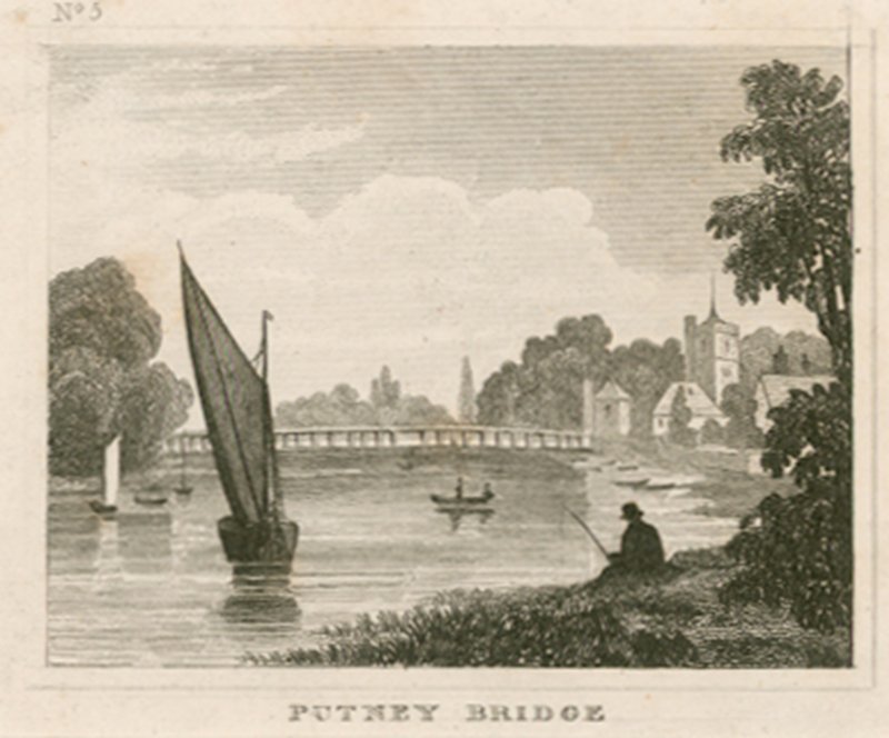 Putney-Brücke, London von English School