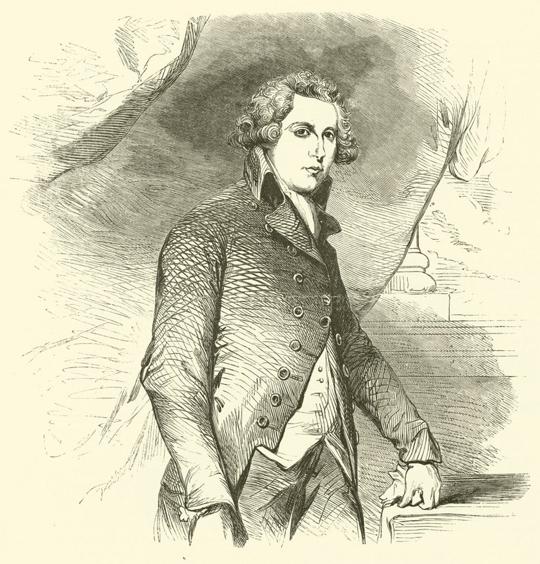 R B Sheridan (Gravur) von English School