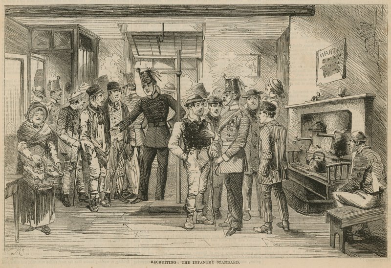 Rekrutierung: Der Infanterie-Standard von English School