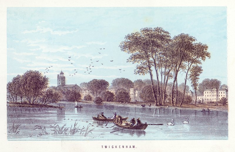 Themse: Twickenham von English School