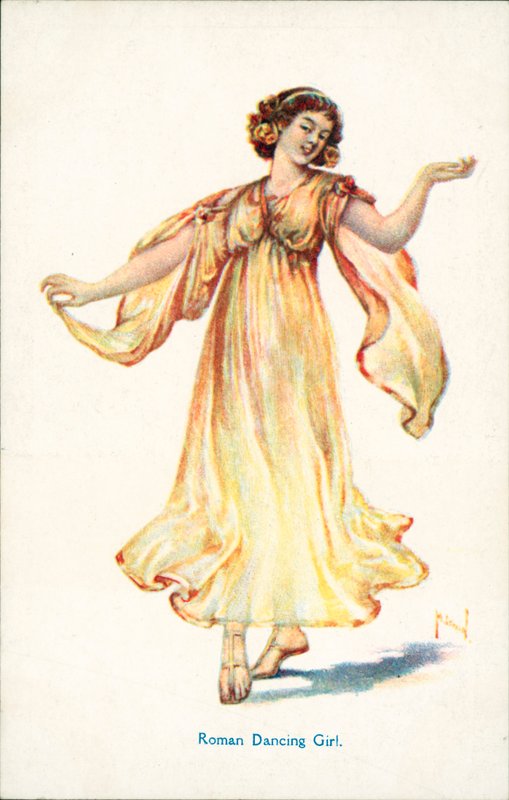 Römisches Tanzmädchen von English School