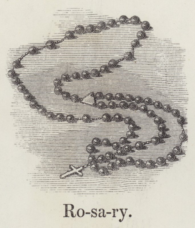 Rosenkranz (Gravur) von English School