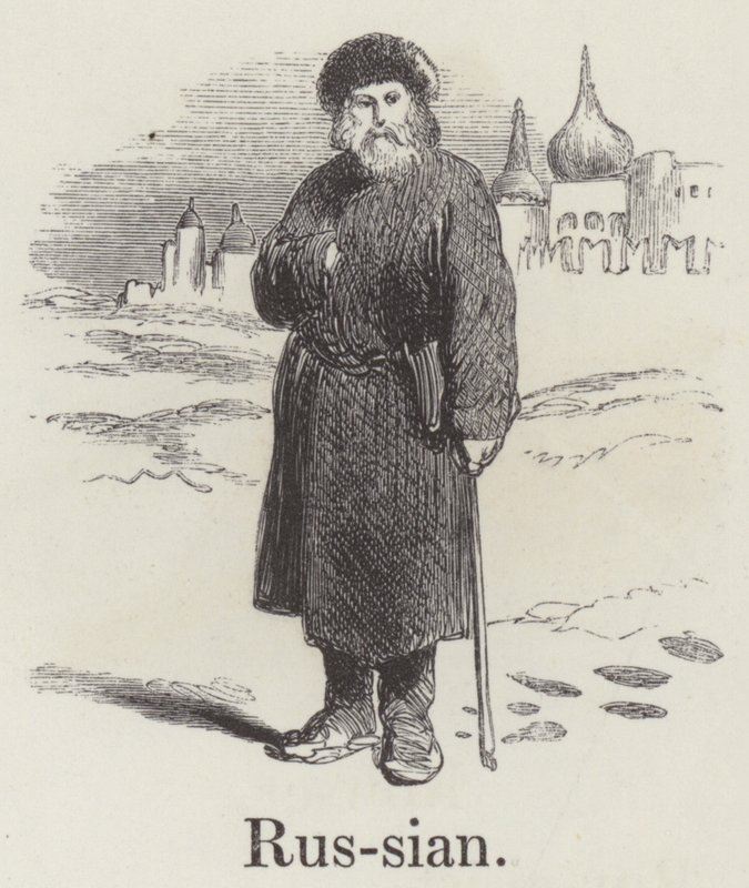 Russe (Gravur) von English School