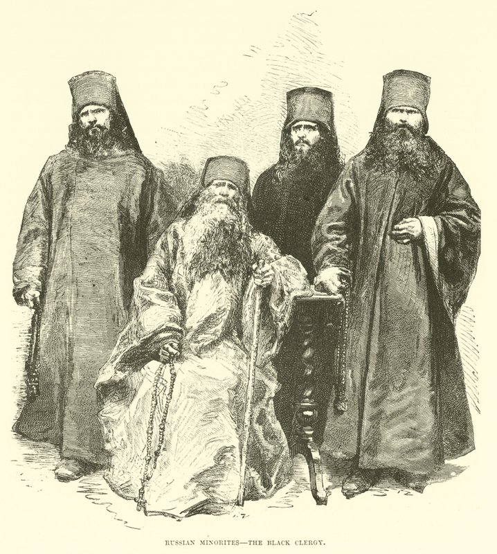 Russische Minderheiten, der schwarze Klerus von English School
