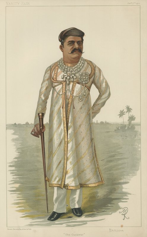 Sayajirao Gaekwad III, der Gaekwar von Baroda von English School