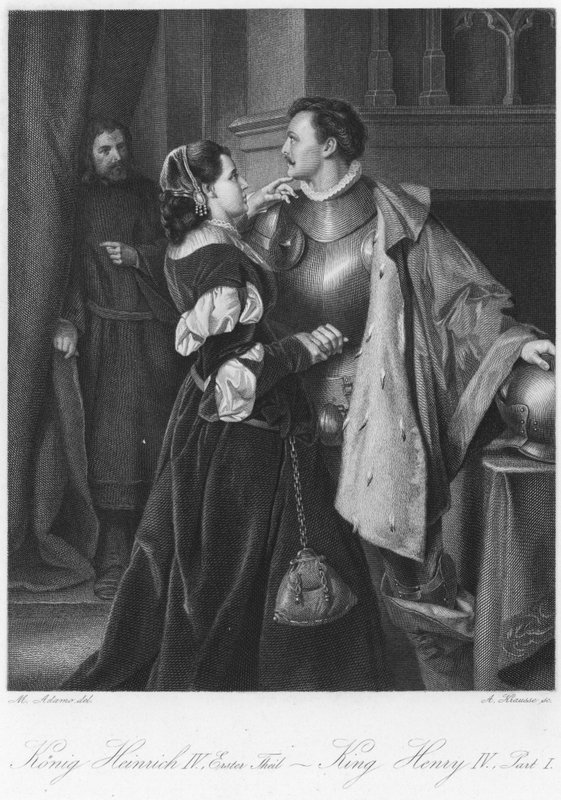 Szene aus König Heinrich IV. Teil I von English School