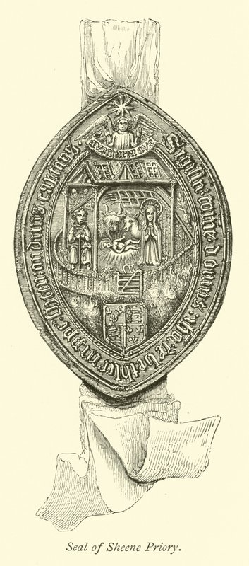 Siegel des Sheene-Priorats von English School
