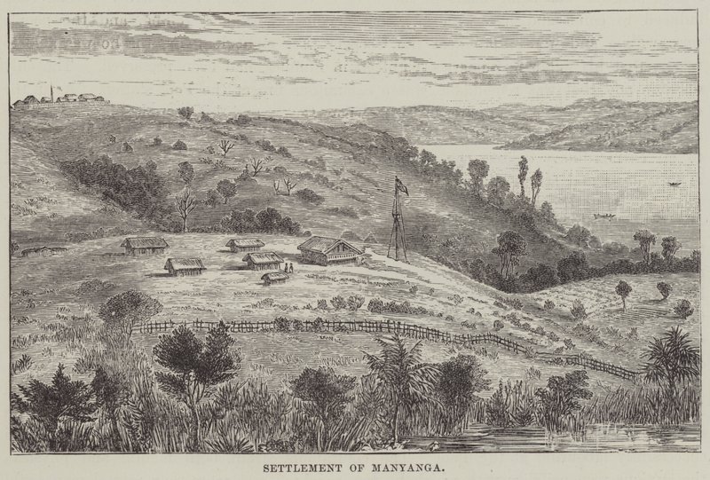 Siedlung von Manyanga (Stich) von English School