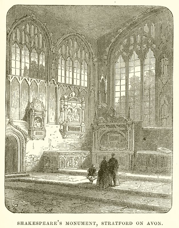 Shakespeares Denkmal, Stratford-upon-Avon von English School