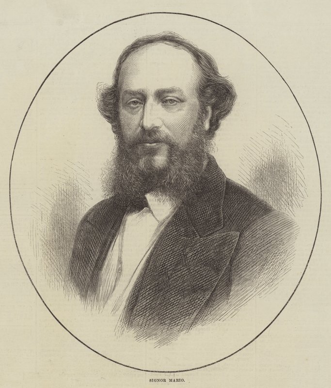 Signor Mario (Gravur) von English School