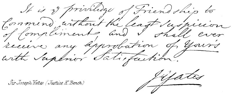 Sir Joseph Yates (Richter am King