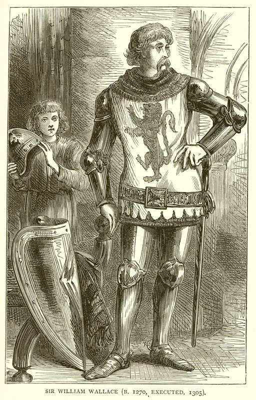 Sir William Wallace (geb. 1270, hingerichtet 1305) von English School