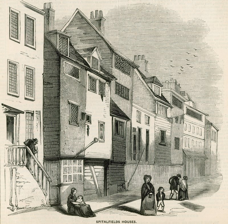 Spitalfields Häuser von English School