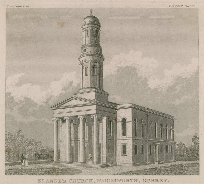 St. Annes Kirche in Wandsworth von English School