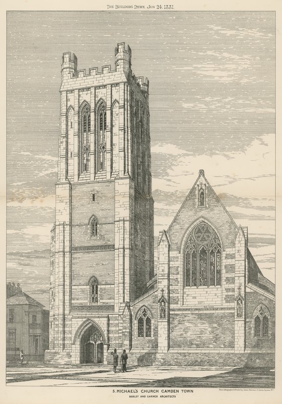 St. Michaels Kirche in Camden Town von English School