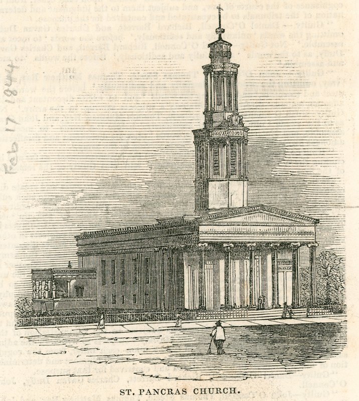 St. Pancras Kirche, London von English School