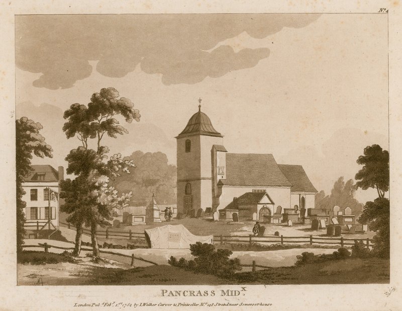 St. Pancras Kirche, London, Middlesex von English School