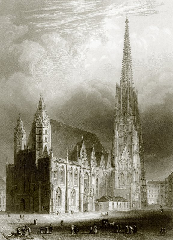 Stephansdom, Wien von English School
