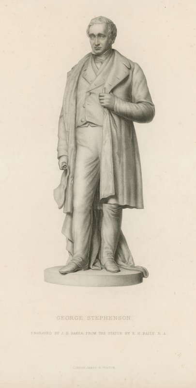 Statue von George Stephenson von English School
