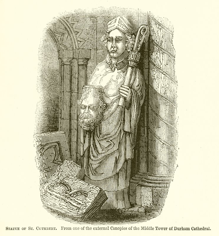 Statue von St. Cuthbert von English School