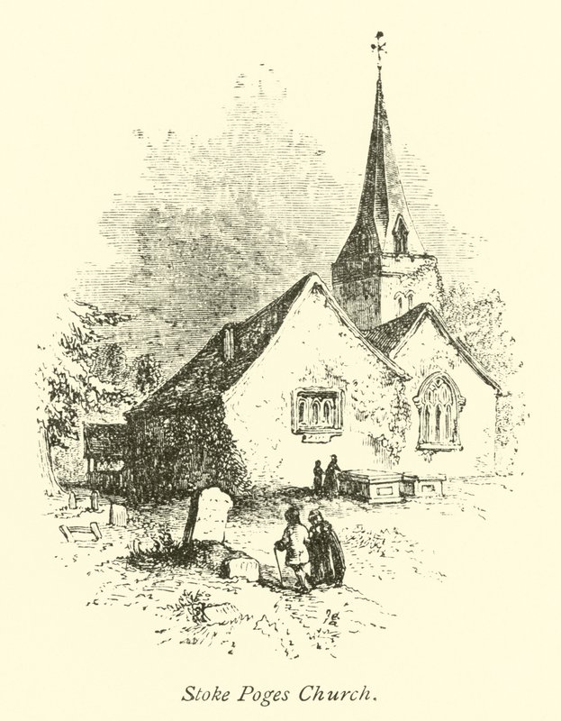 Stoke Poges Kirche von English School