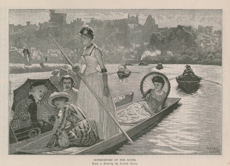 Sommerzeit am Fluss von English School