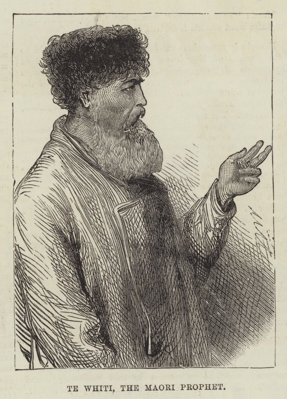 Te Whiti, der Maori-Prophet von English School
