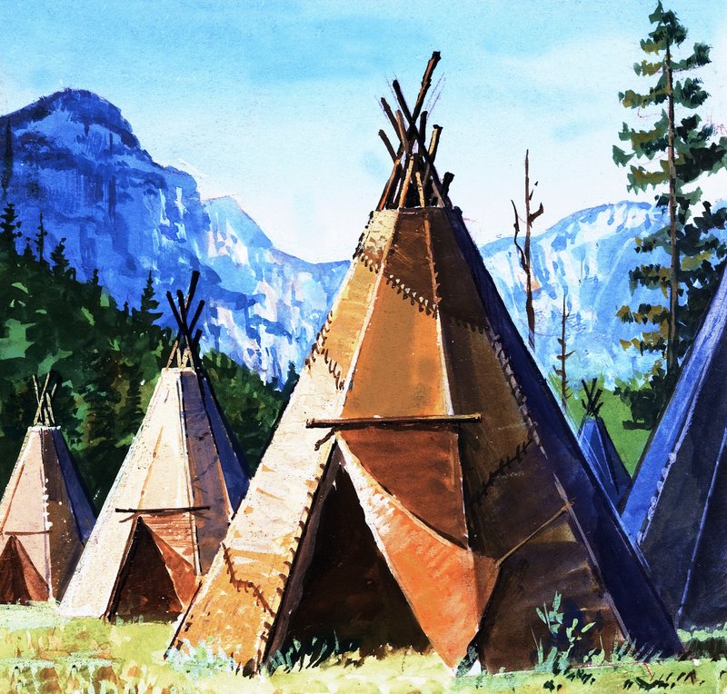 Teepee von English School