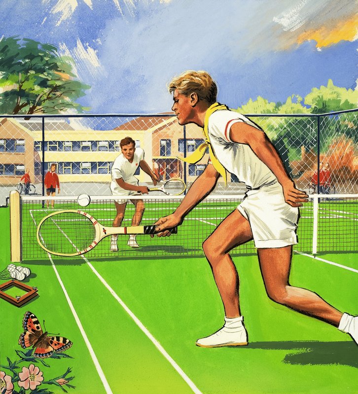 Tennisspieler von English School