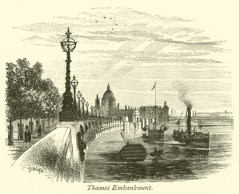 Thames Embankment von English School