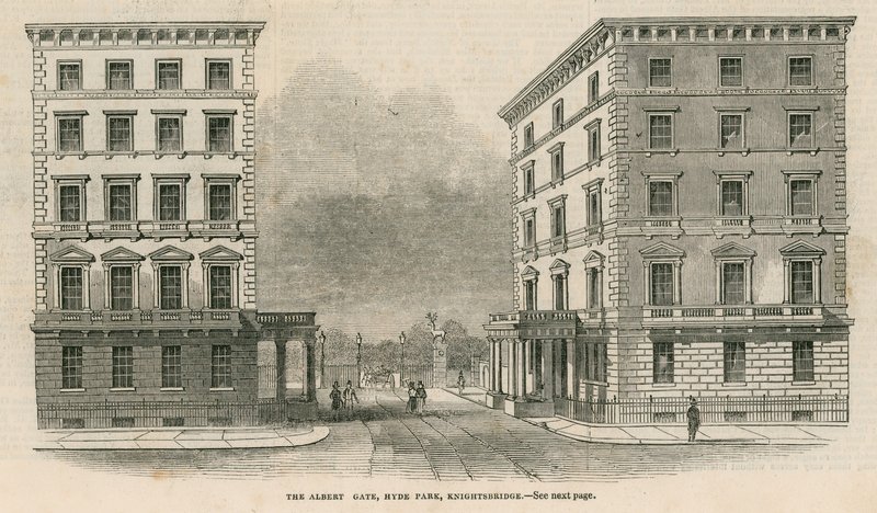 Das Albert-Tor, Hyde Park, Knightsbridge von English School