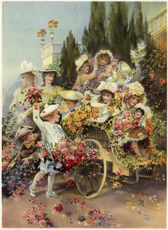 Die Schlacht der Blumen von English School