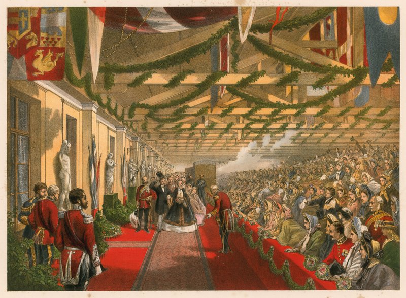 Die Bricklayers Arms Station, 7. März 1863 von English School