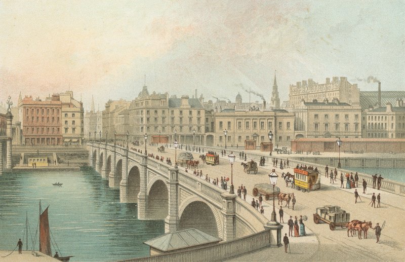Die Broomielaw-Brücke - Glasgow von English School