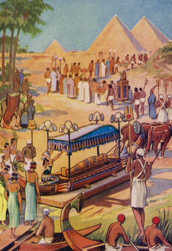 Das Begräbnis eines Pharaos von English School