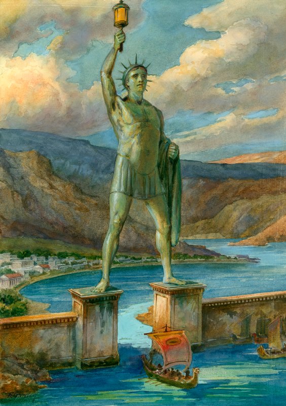 Der Koloss von Rhodos von English School