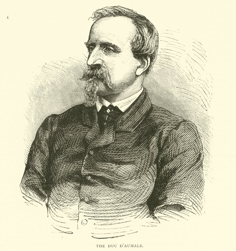 Der Herzog von Aumale, März 1871 von English School