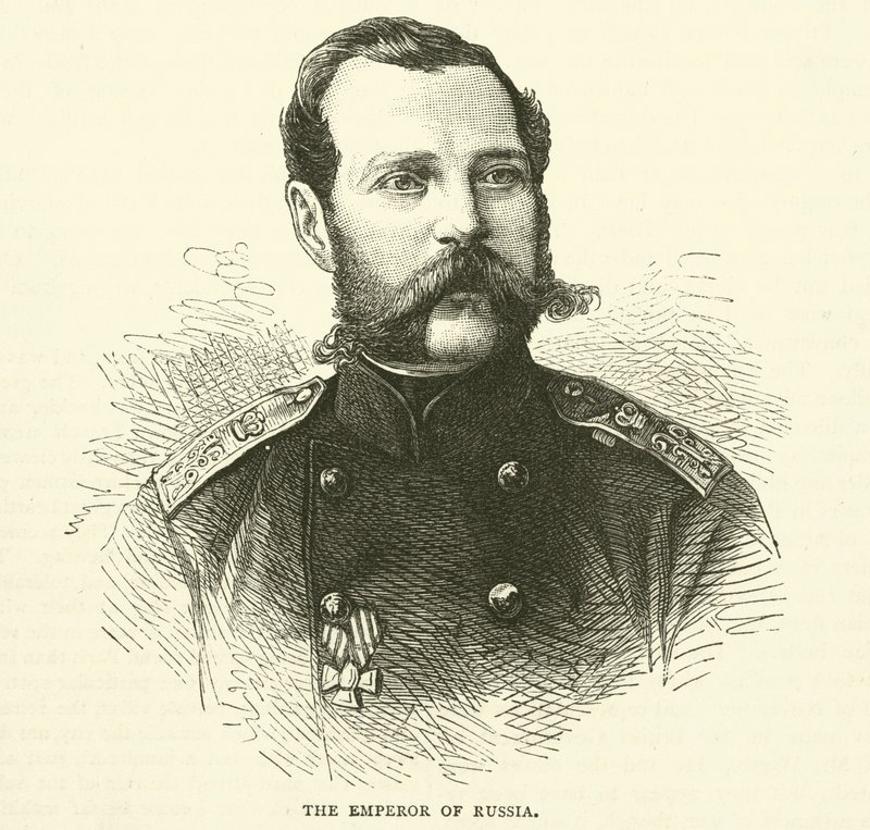 Der Kaiser von Russland, November 1870 von English School