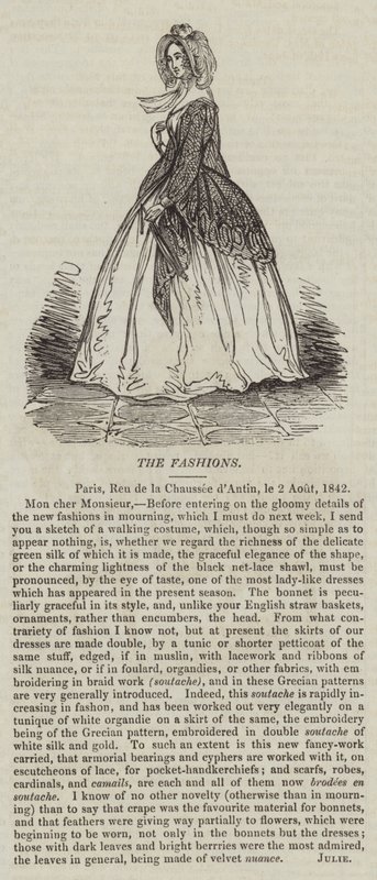 Die Moden (Gravur) von English School